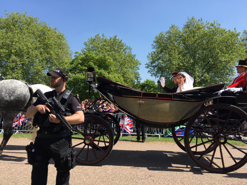 Illustration for article titled I Camped Out Overnight for This Photo of Harry and Meghan and I Regret Nothing